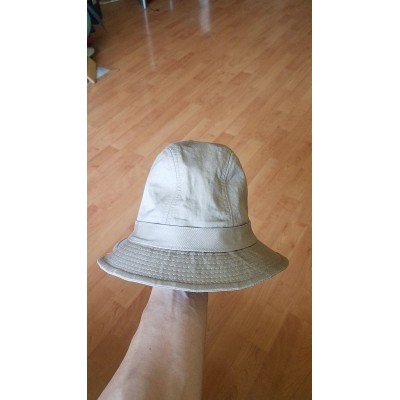 ’s Burberry Bucket Hat/ Medium/ Khaki With Nova Plaid Lining  eb-14469282